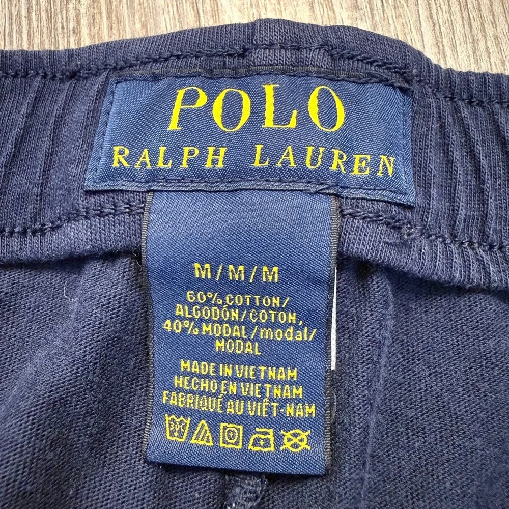 Polo Ralph Lauren Mens Medium‎ Cotton Lounge Shorts Navy